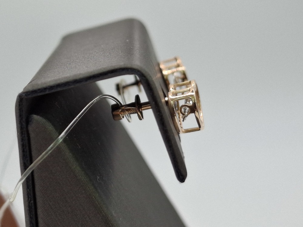 СЕРЬГИ ПУСЕТЫ Бриллиант (Au 585)