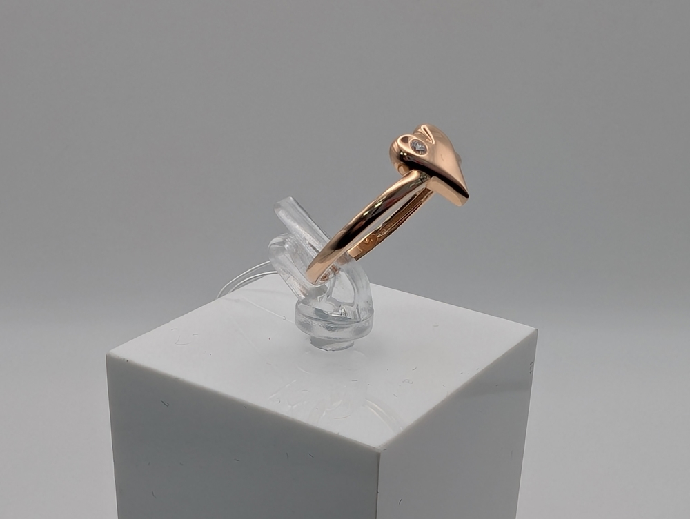 КОЛЬЦО С КАМНЕМ (Au 585)