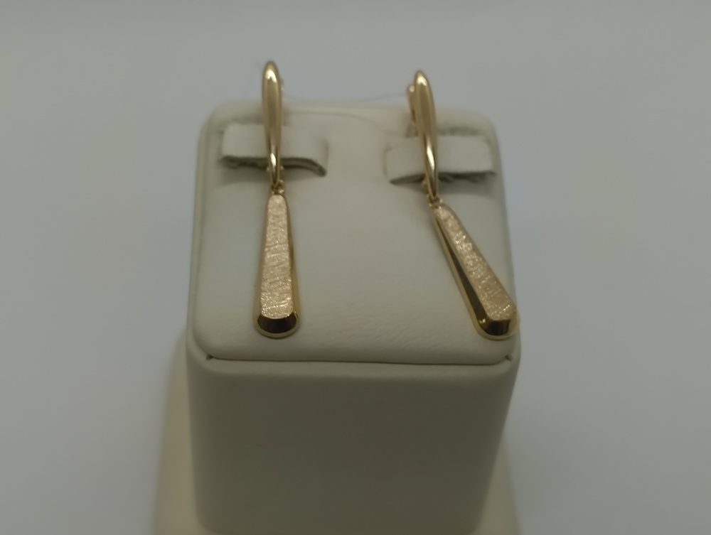 СЕРЬГИ БЕЗ КАМНЯ (Au 585)