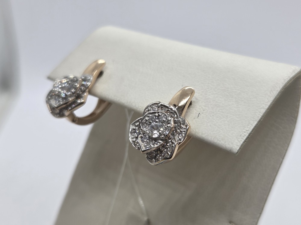 СЕРЬГИ С КАМНЯМИ (Au 585)