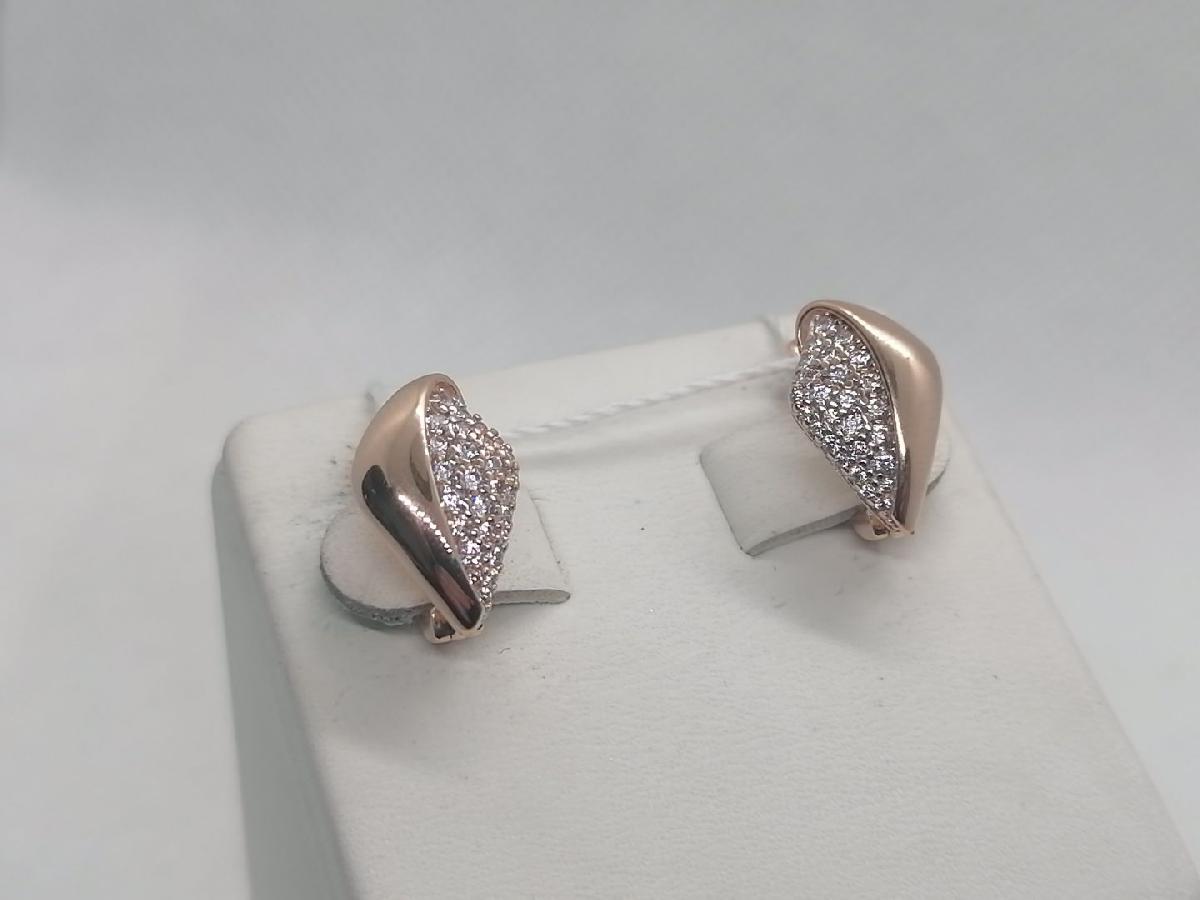 СЕРЬГИ С КАМНЯМИ (Au 585)