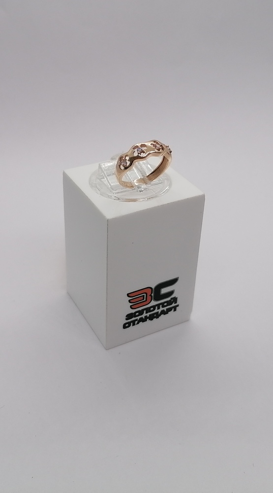 КОЛКМИ585 КОЛЬЦО С КАМНЯМИ (Au 585)