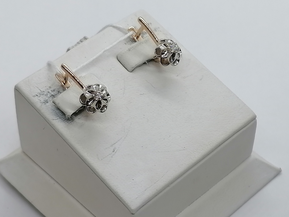 СЕРЬГИ БРИЛЛИАНТ (Au 585)