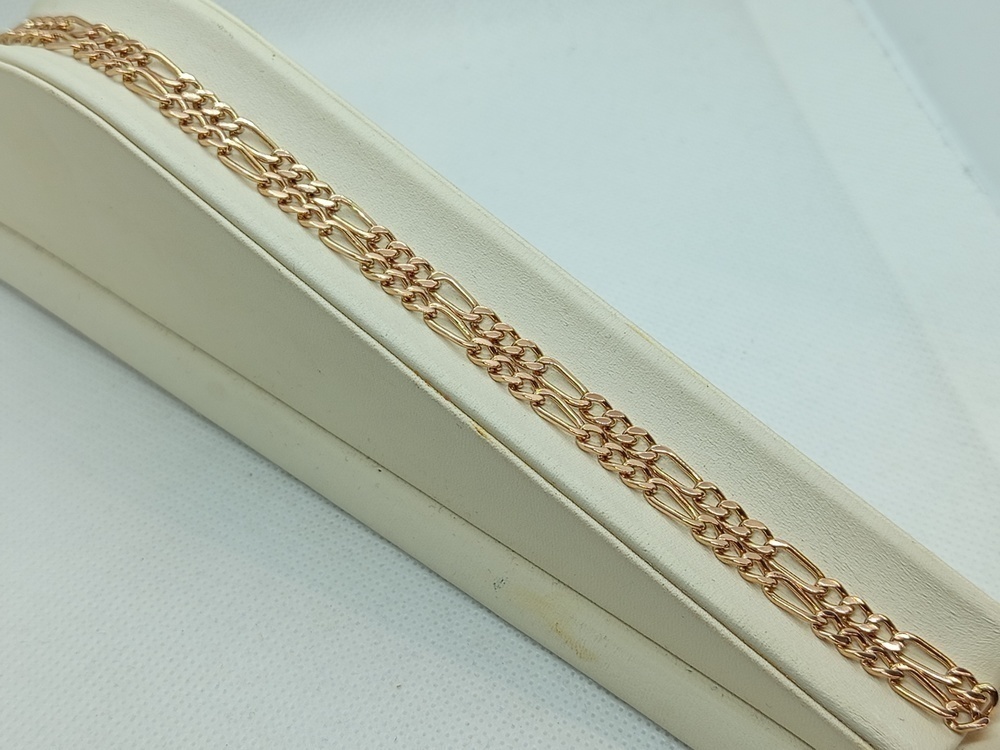 ЦЛФК585 ЦЕПЬ ПОЛНОВЕСНАЯ Фигаро(картье) (Au 585)