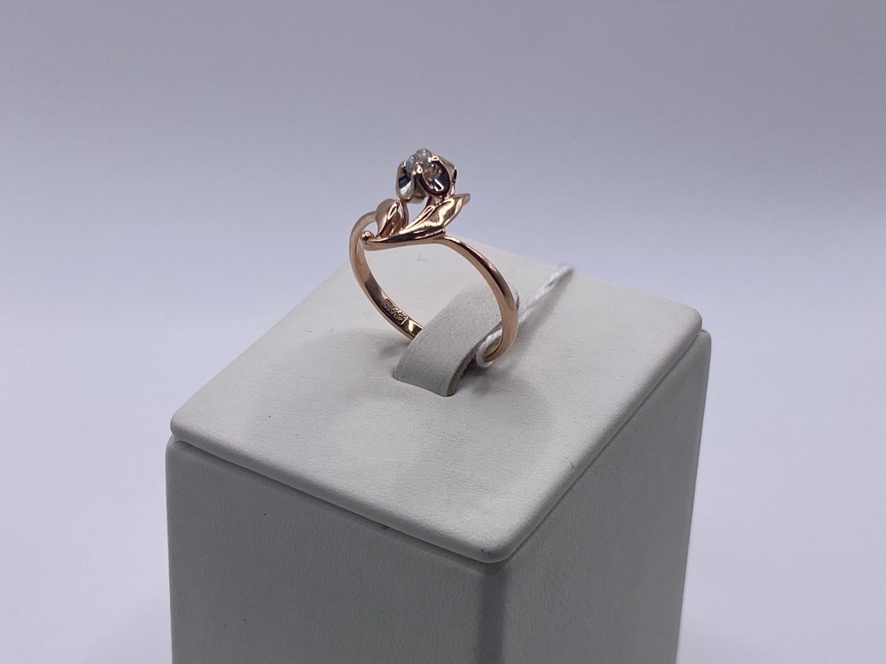 КОЛКМ585 КОЛЬЦО С КАМНЕМ (Au 585)