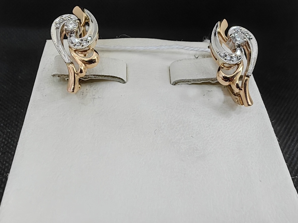 СЕРЬГИ БРИЛЛИАНТ (Au 585)