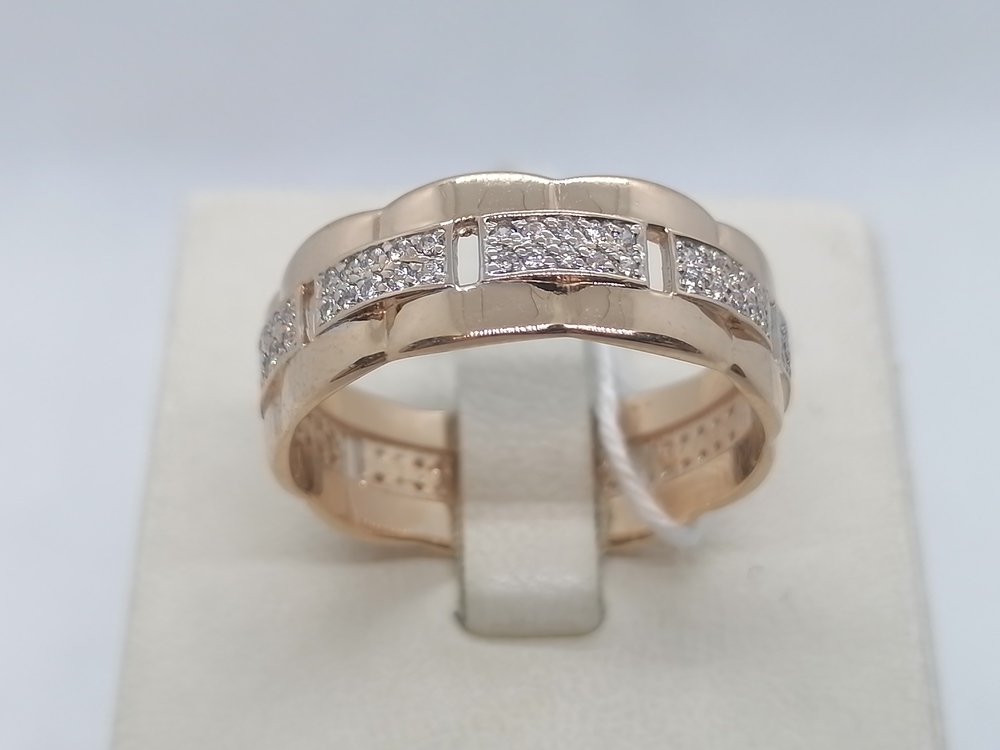 КОЛКМИ585 КОЛЬЦО С КАМНЯМИ (Au 585)