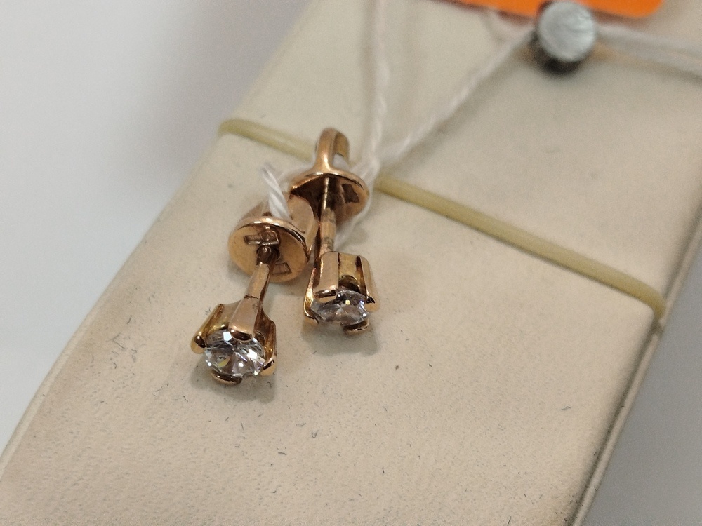 СЕРЬГИ ПУСЕТЫ (Au 585)