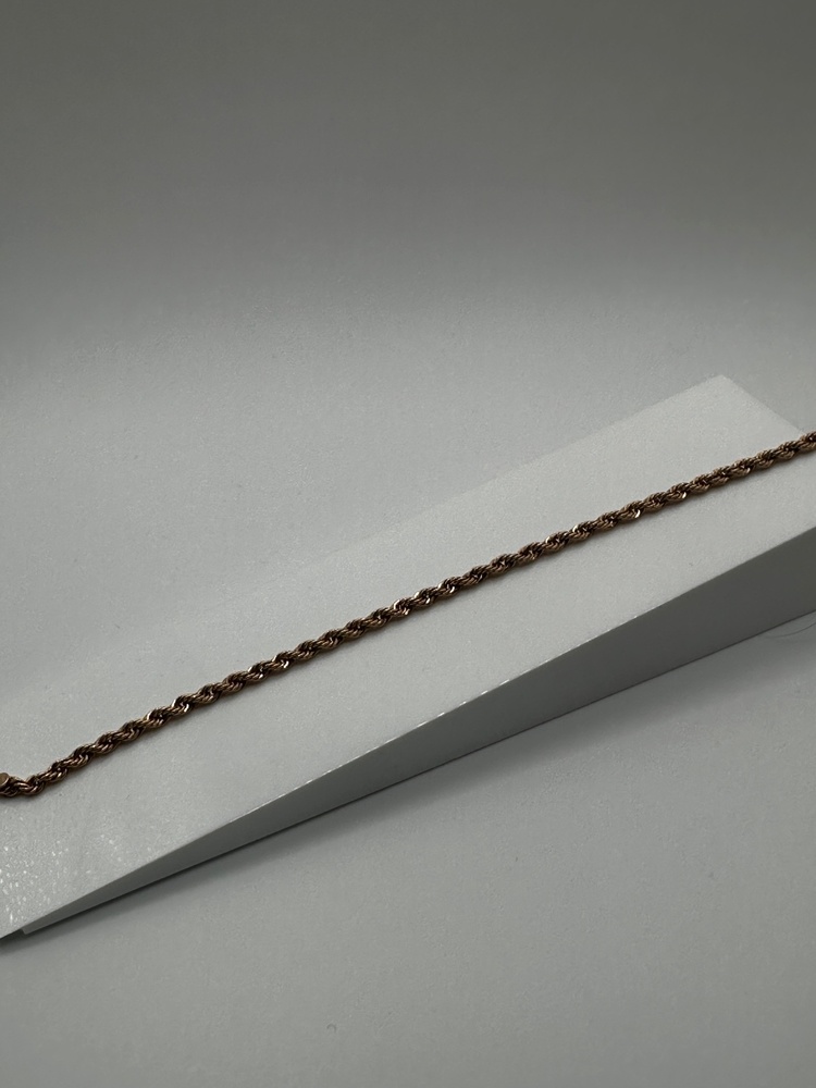 БРАСЛЕТ ПУСТОТЕЛЫЙ Веревка (Au 585)