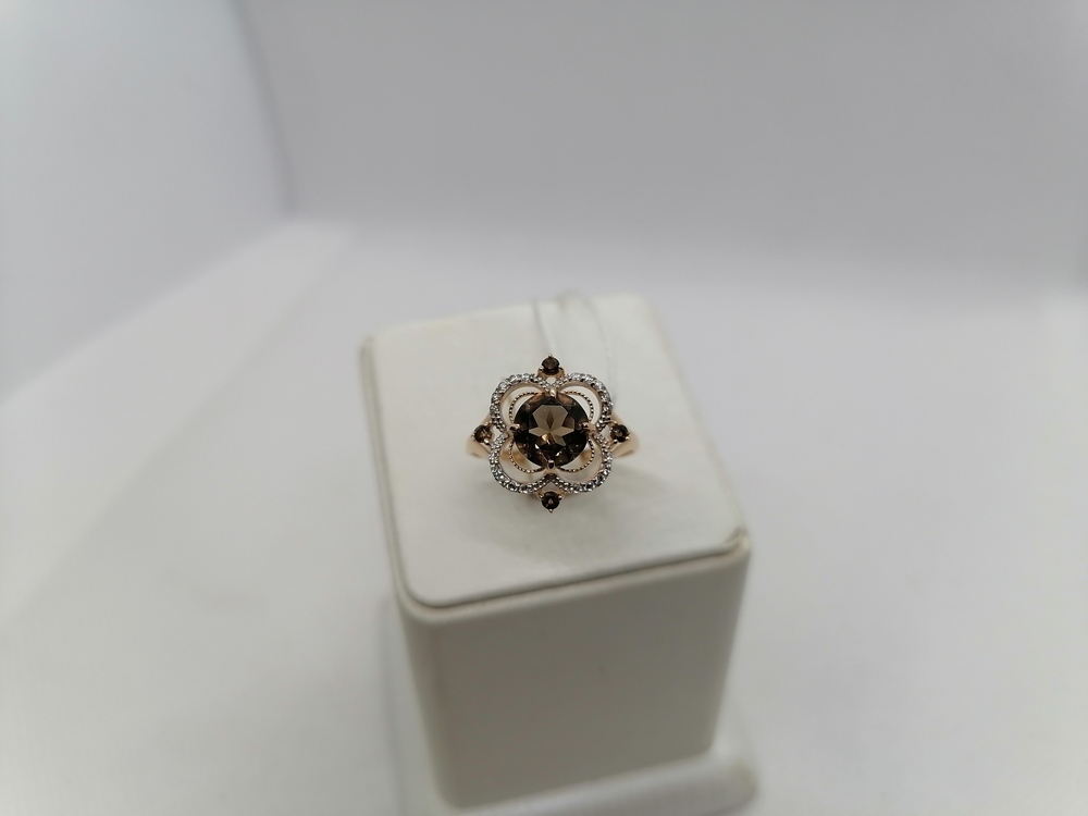 КОЛКМИ585 КОЛЬЦО С КАМНЯМИ (Au 585)