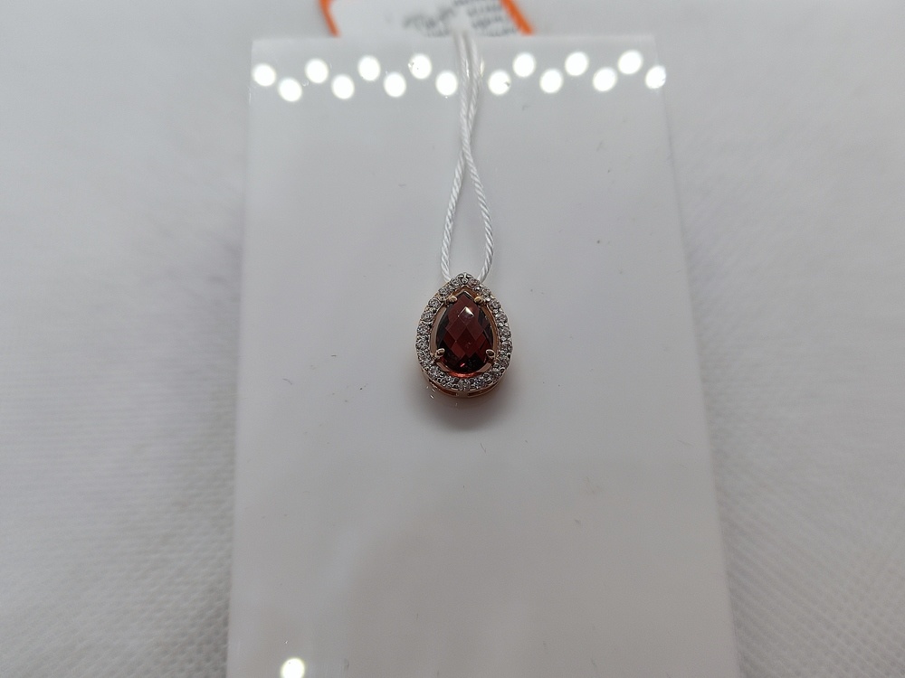 ПОДКМИ585 ПОДВЕСКА С КАМНЯМИ (Au 585)