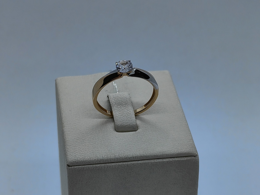 КОЛЬЦО С КАМНЕМ (Au 585)