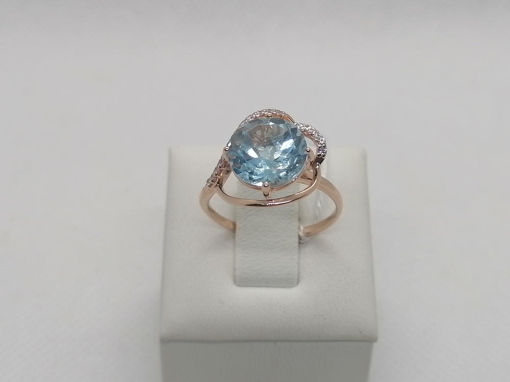 КОЛКМИ585 КОЛЬЦО С КАМНЯМИ (Au 585)