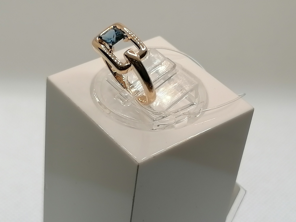 КОЛЬЦО ЛОНДОН-ТОПАЗ (Au 585)