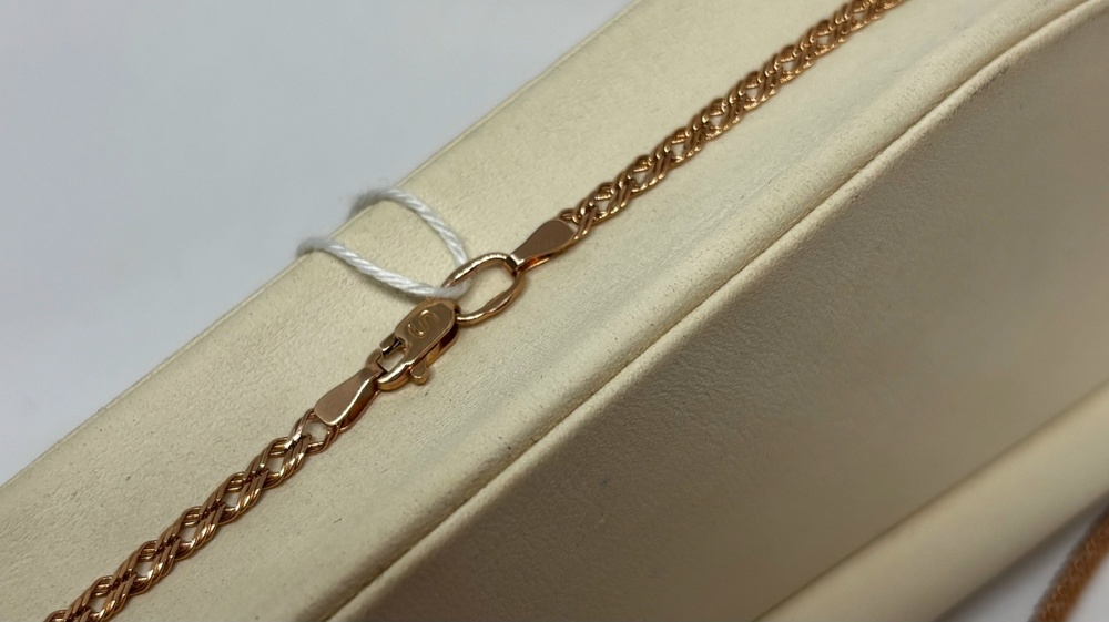 ЦЕПЬ ПОЛНОВЕСНАЯ Ромб тройной (Au 585)