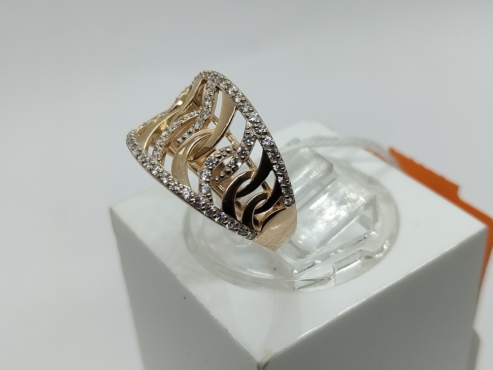 КОЛКМИ585 КОЛЬЦО С КАМНЯМИ (Au 585)