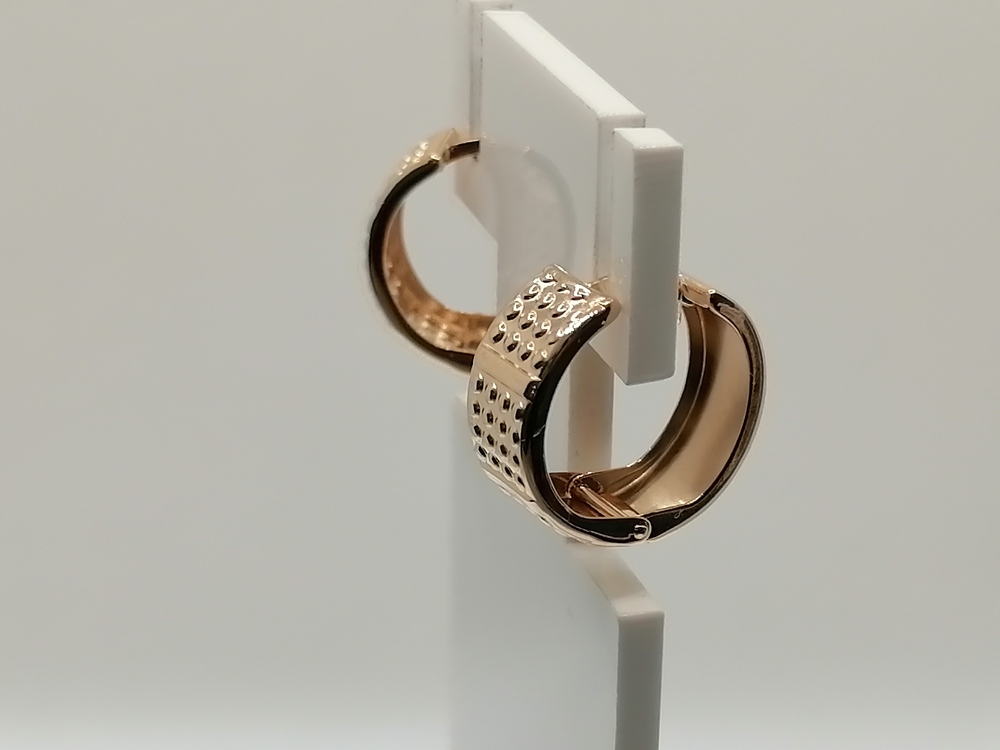 СЕРЬГИ БЕЗ КАМНЯ (Au 585)