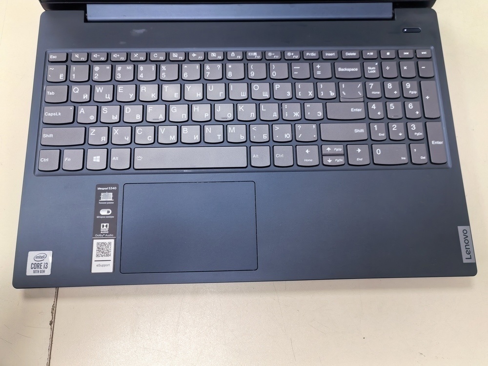 Ноутбук Lenovo ideapad s340-15iil; Core i3-1005G1, Intel UHD Graphics, 8 Гб, 512 GB, Нет