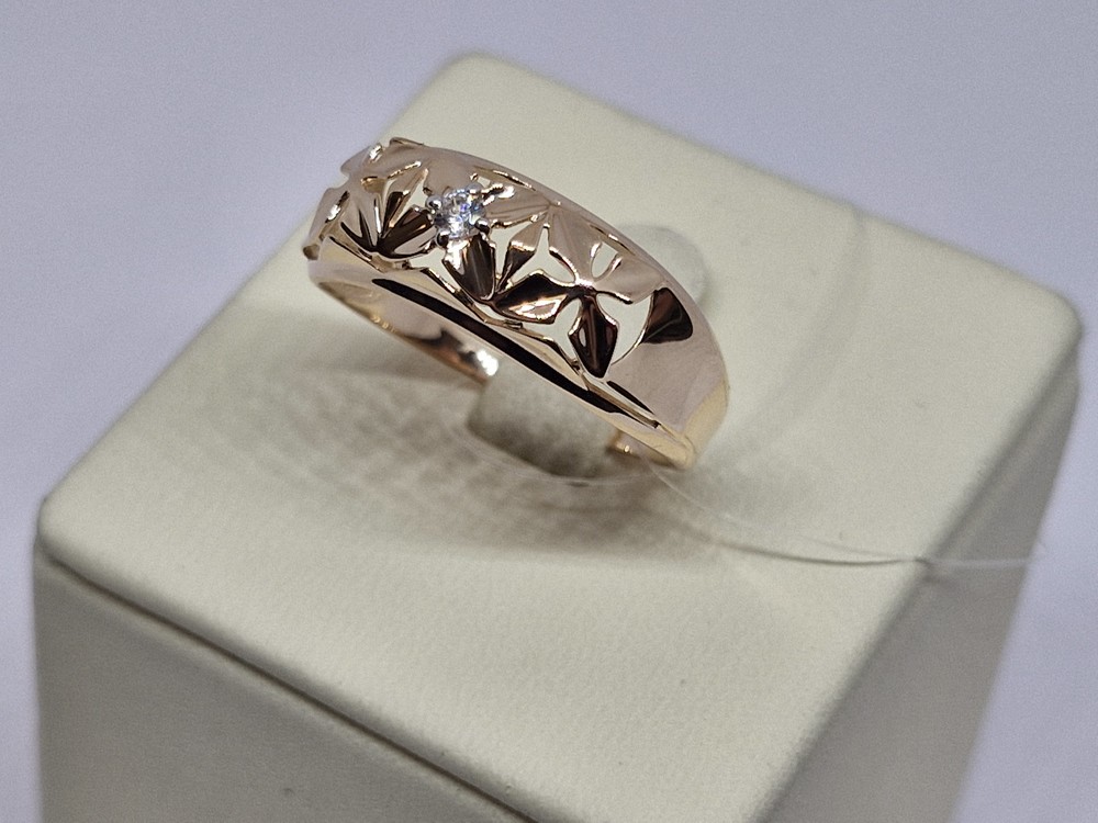 КОЛЬЦО С КАМНЕМ (Au 585)