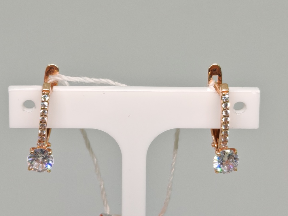 СЕРЬГИ С КАМНЯМИ (Au 585)