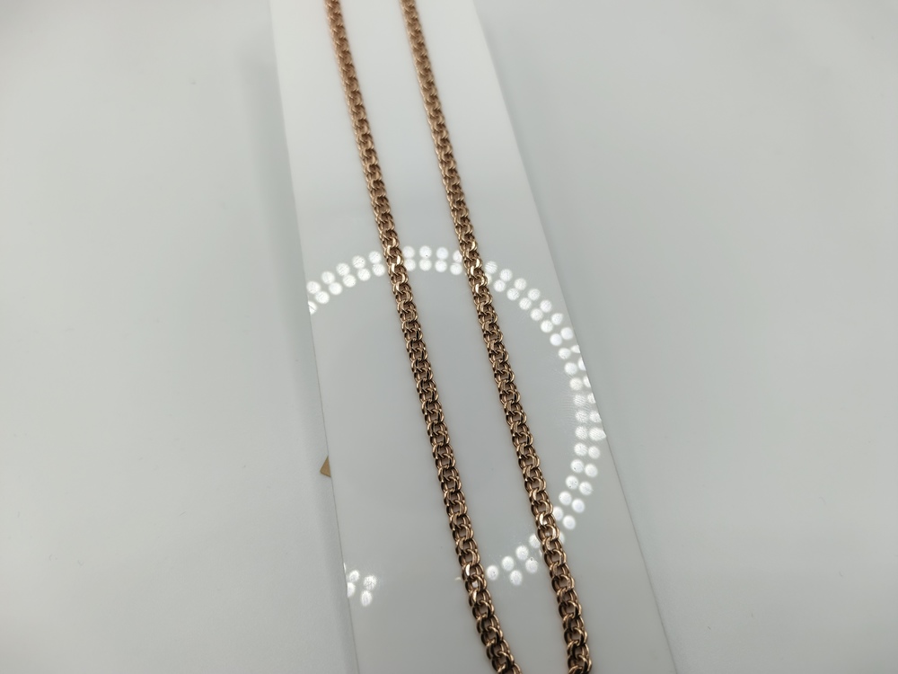 ЦЕПЬ ПУСТОТЕЛАЯ Бисмарк (Au 585)