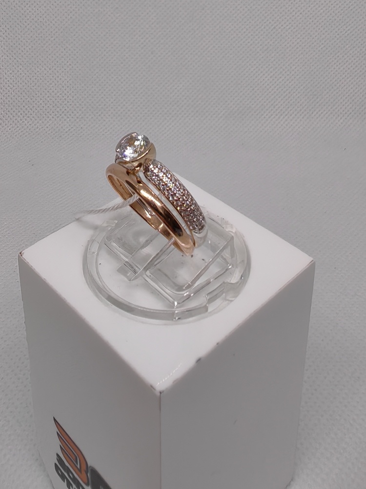 КОЛКМИ585 КОЛЬЦО С КАМНЯМИ (Au 585)