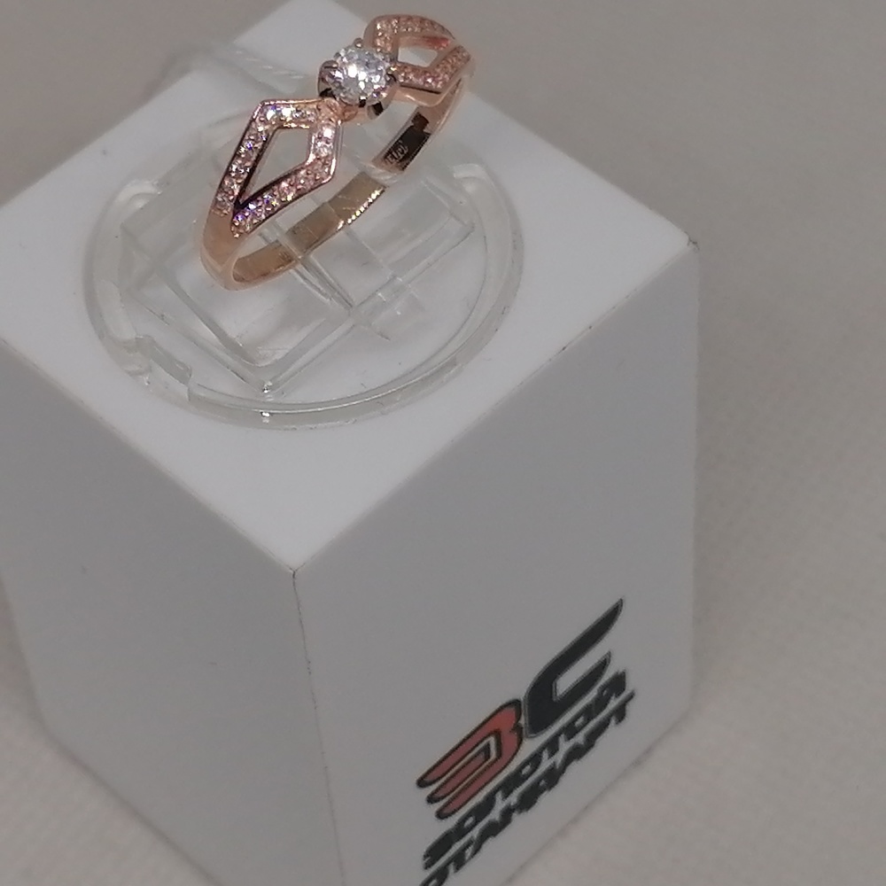 КОЛКМИ585 КОЛЬЦО С КАМНЯМИ (Au 585)