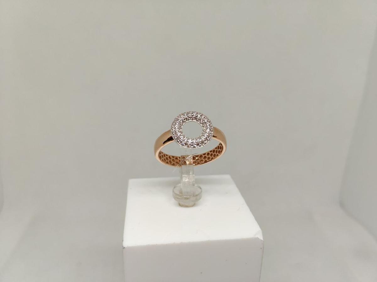 К5289 КОЛЬЦО С КАМНЯМИ (Au 585)