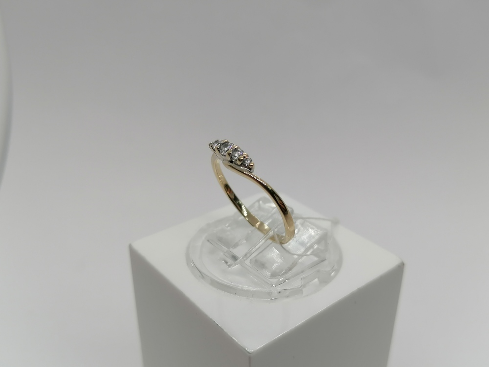 КОЛКМИ585 КОЛЬЦО С КАМНЯМИ (Au 585)