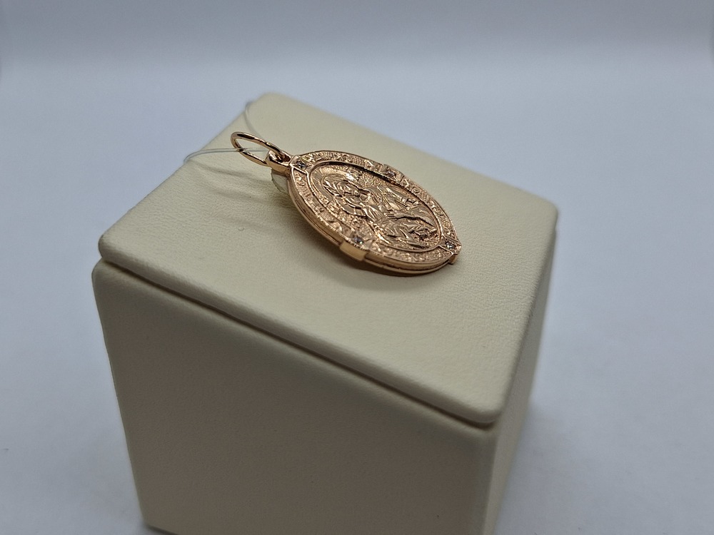 03-0194 ПОДВЕСКА ИКОНА с камнями (Au 585) 03-0194 ПОДВЕСКА ИКОНА с камнями (Au 585)