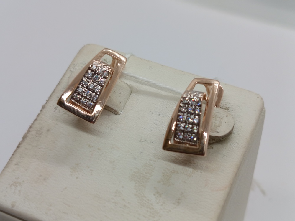 СЕРЬГИ С КАМНЯМИ (Au 585)