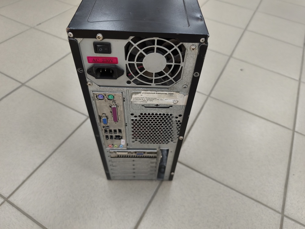 Системный блок Noname; Pentium E2160, HD Graphics, 4 Гб, 128 Гб, Нет