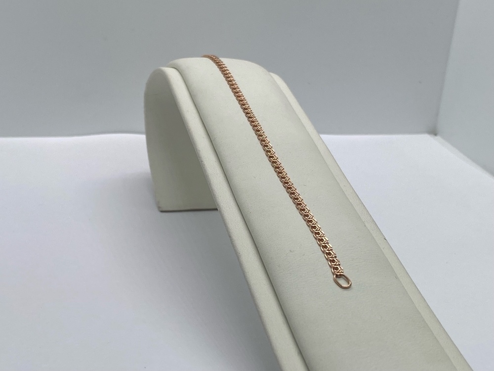 БРАСЛЕТ ПУСТОТЕЛЫЙ Лав Au 585