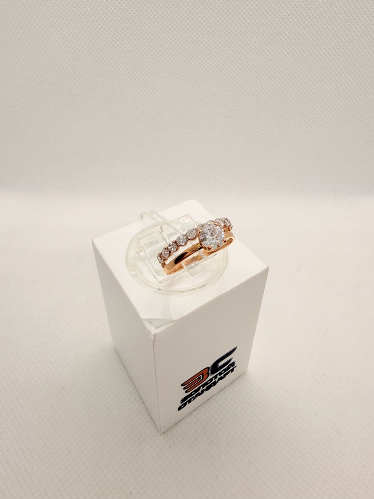 КОЛКМИ585 КОЛЬЦО С КАМНЯМИ (Au 585)