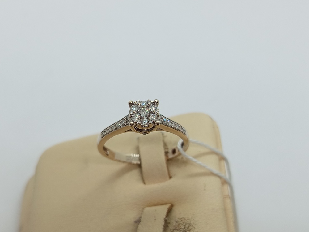 КОЛЬЦО БРИЛЛИАНТ Au 585