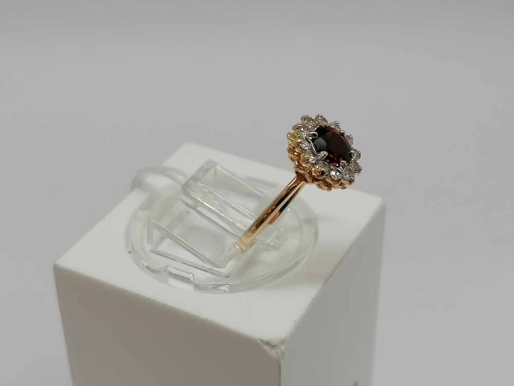 КОЛКМИ585 КОЛЬЦО С КАМНЯМИ (Au 585)