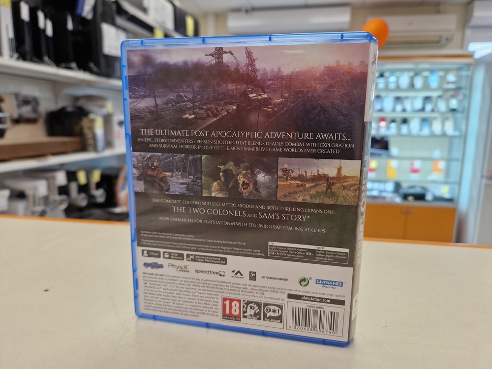 Игра Playstation 5 Metro Exodus