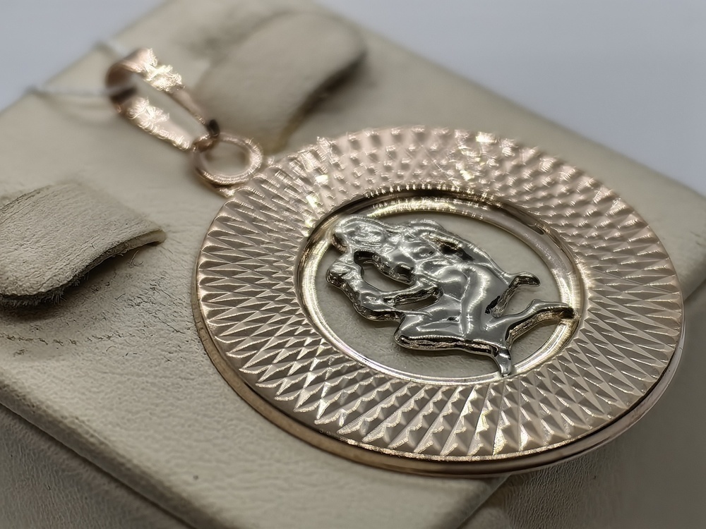 КрБПАдев ПОДВЕСКА ЗНАК ЗОДИАКА ДЕВА (Au 585)