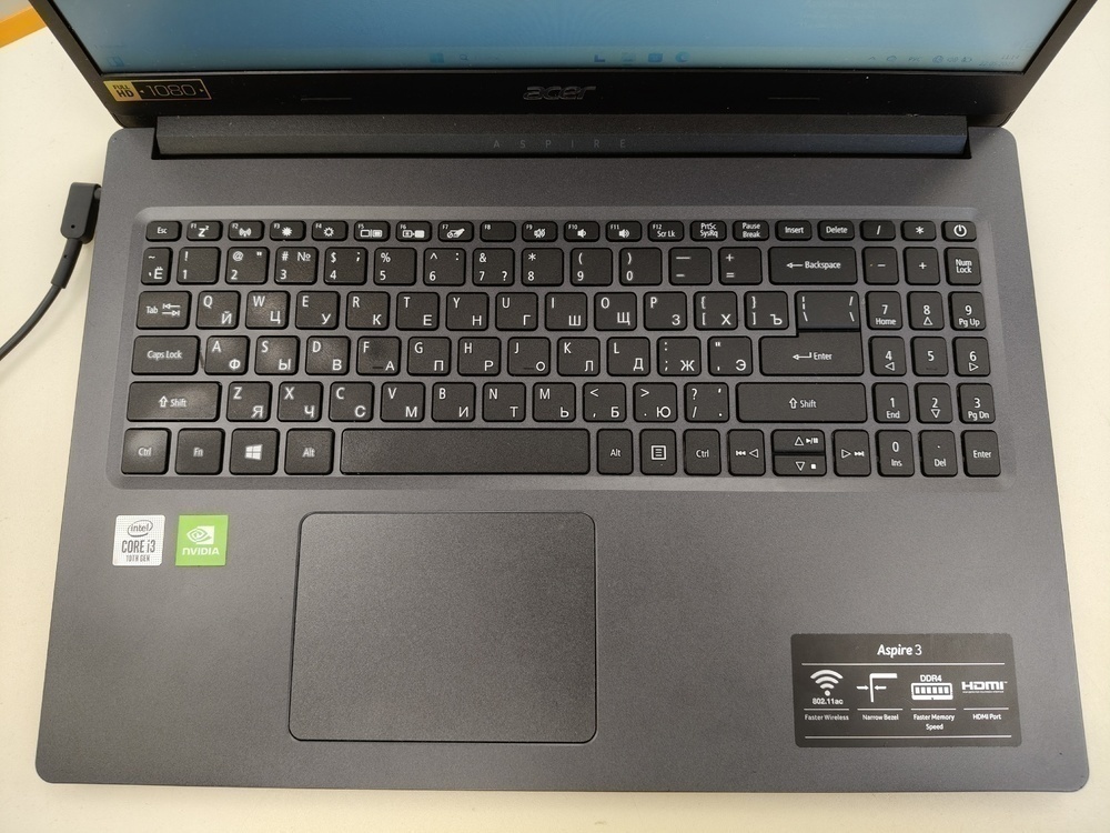 Ноутбук Acer A-315; Core i3-1005G1, GeForce MX330, 8 Гб, 500 Гб, Нет