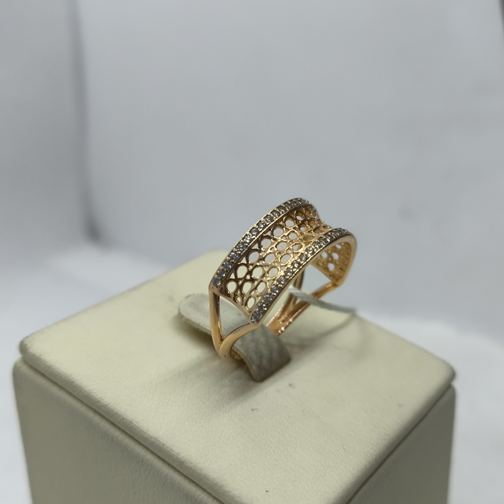 КОЛКМИ585 КОЛЬЦО С КАМНЯМИ (Au 585)