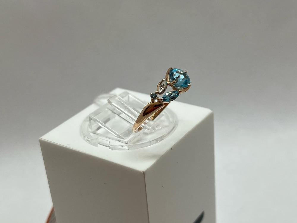 КОЛКМИ585 КОЛЬЦО С КАМНЯМИ (Au 585)