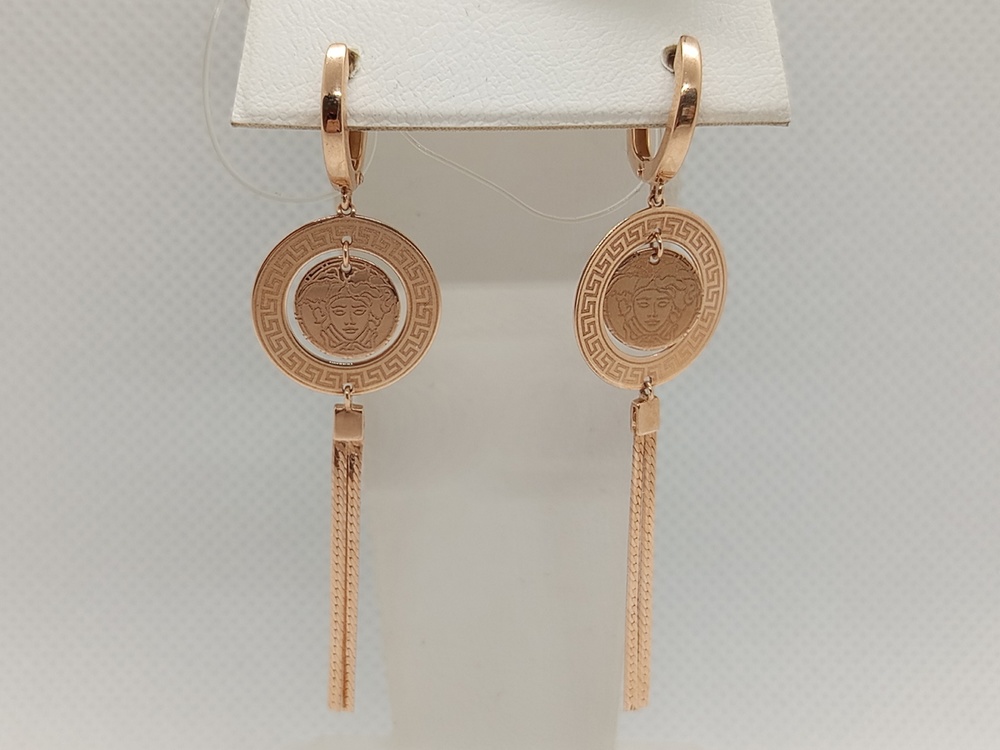 СЕРЬГИ БЕЗ КАМНЯ (Au 585)