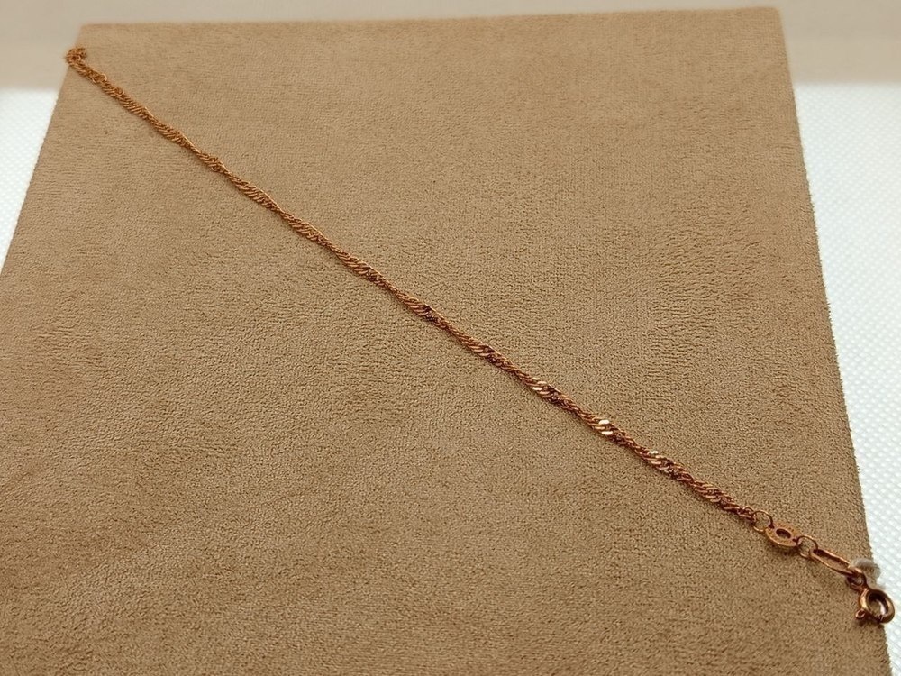 БРАСЛЕТ ПУСТОТЕЛЫЙ Сингапур Au 585