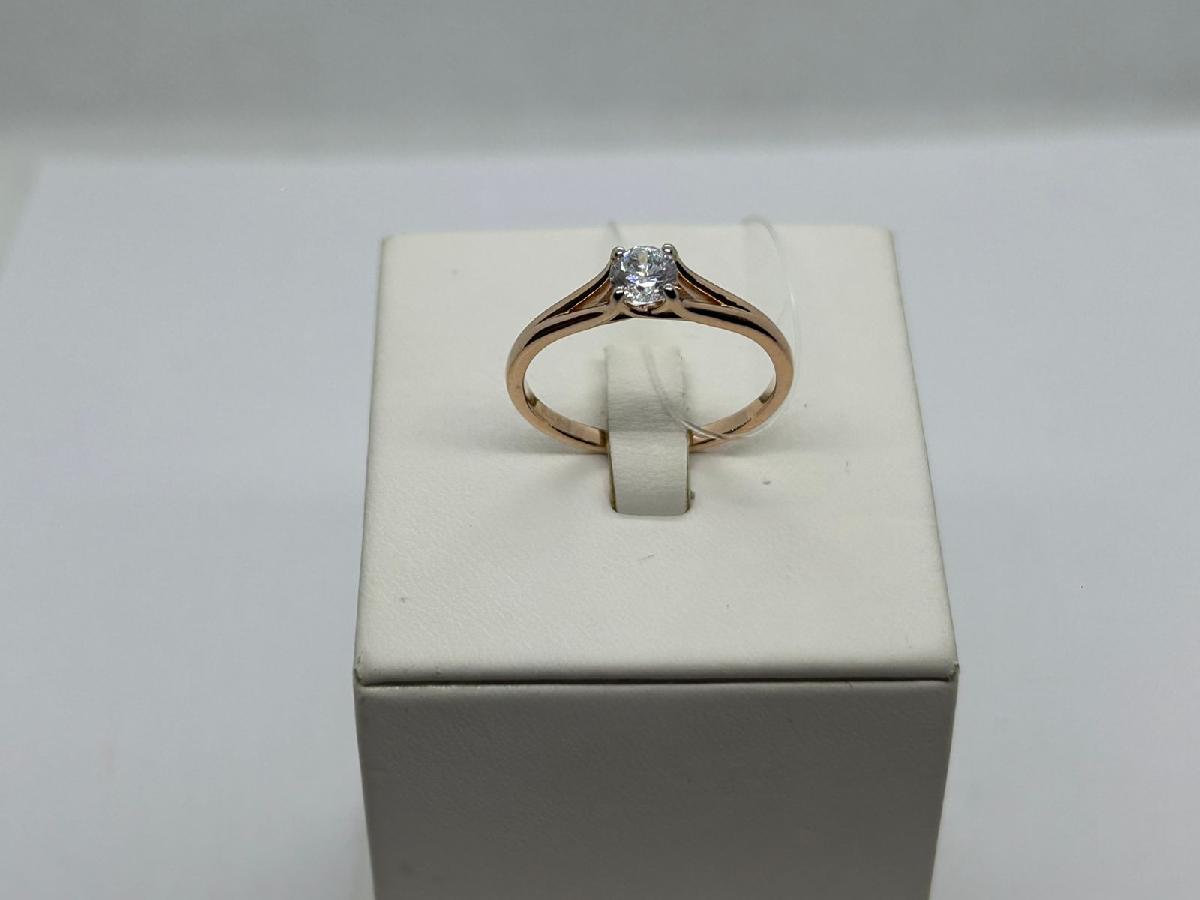 КОЛЬЦО С КАМНЕМ (Au 585)