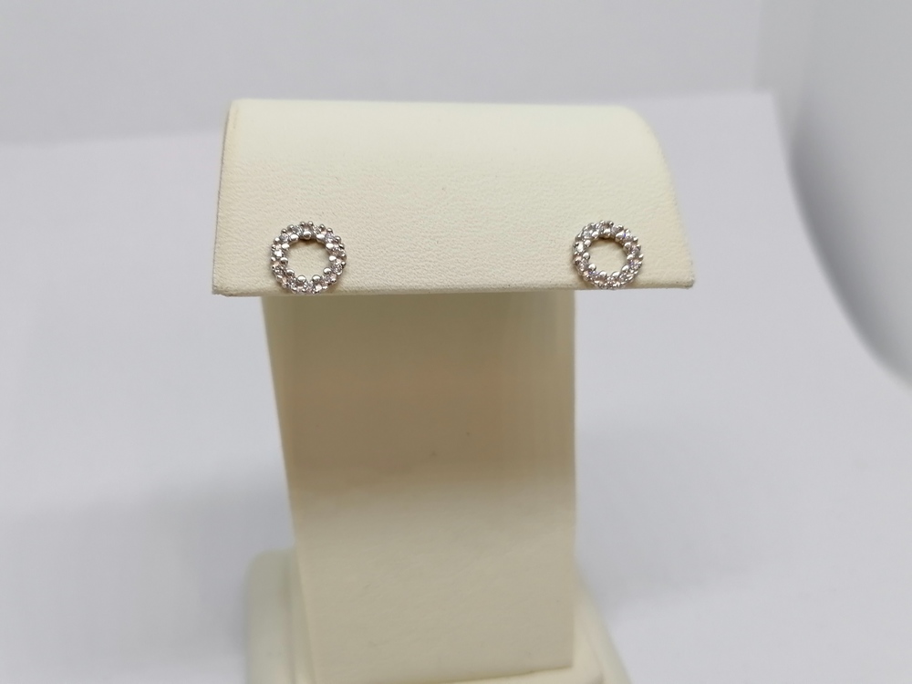 СЕРЬГИ ПУСЕТЫ с камнями (Au 585)