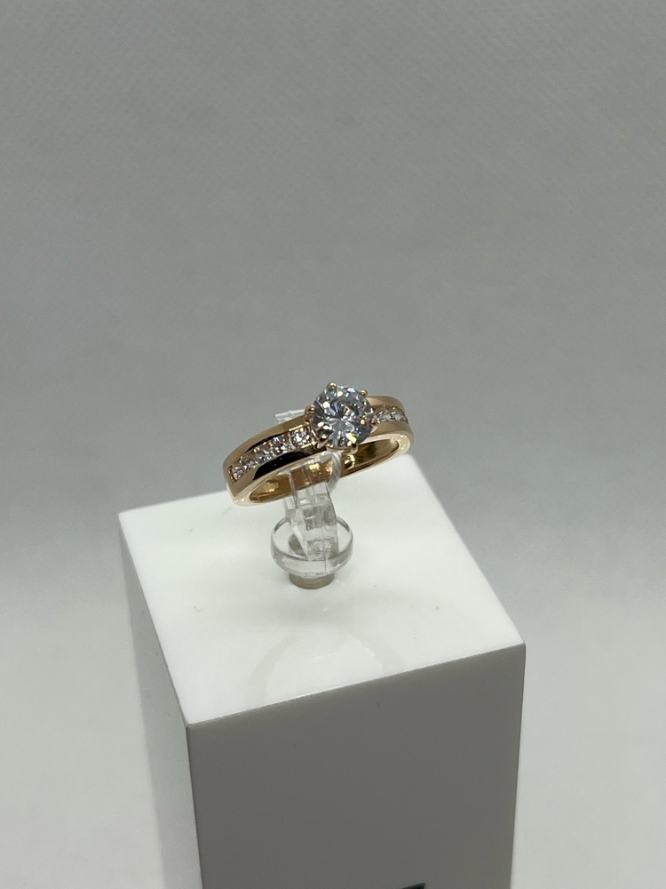 КОЛКМИ585 КОЛЬЦО С КАМНЯМИ (Au 585)