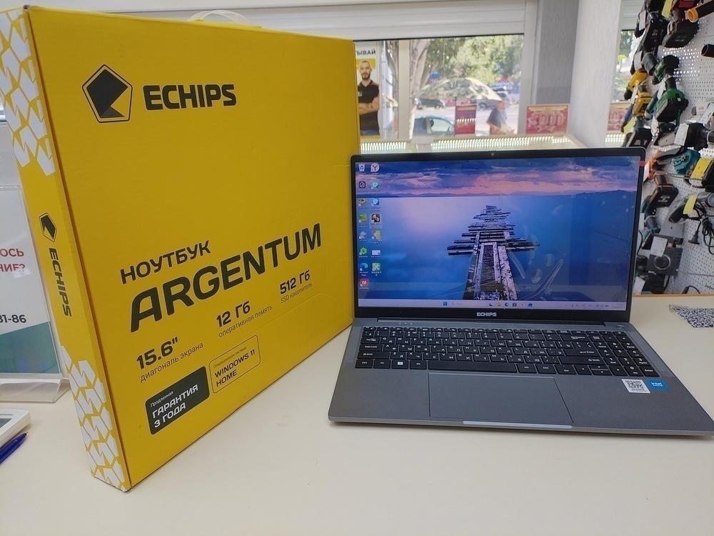 Ноутбук Echips; N100, Intel UHD Graphics, 16 Гб, 500 Гб, Нет