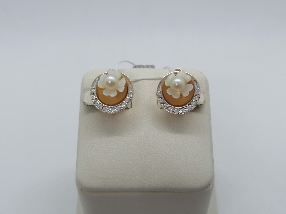 СЕРЬГИ С КАМНЯМИ (Au 585)