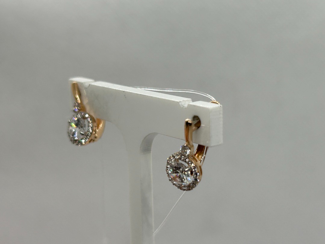 СЕРЬГИ С КАМНЯМИ (Au 585)