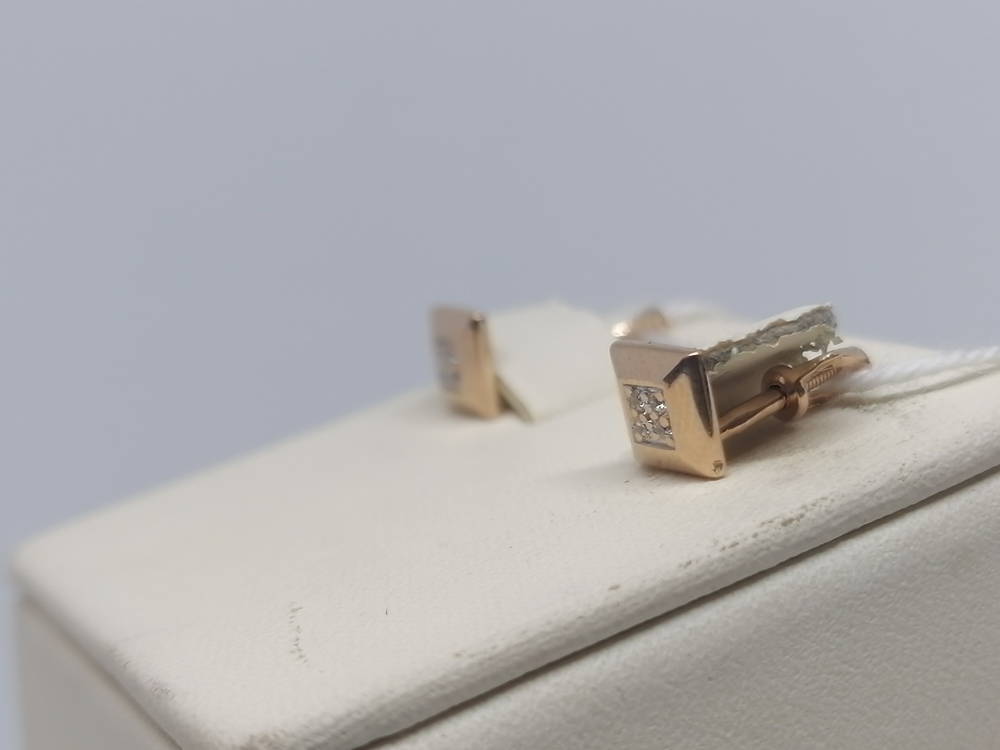 СПУС585 СЕРЬГИ ПУСЕТЫ (Au 585)